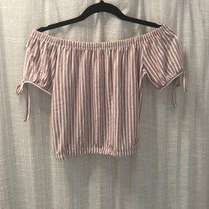 American Eagle off the shoulder top